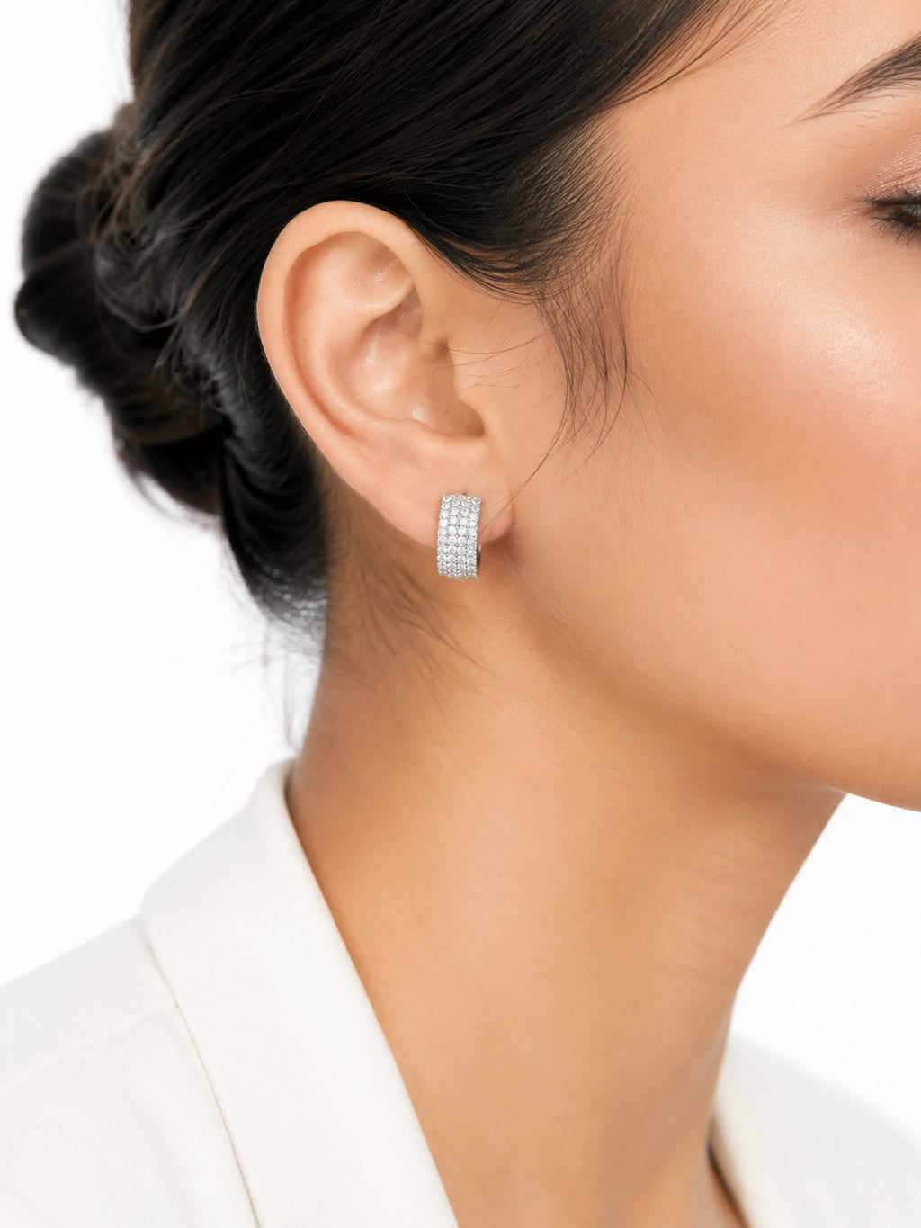 Midnight Glamour Earrings - Zari and Zevar