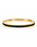 Onyx Edge Channel Bracelet - Zari and Zevar