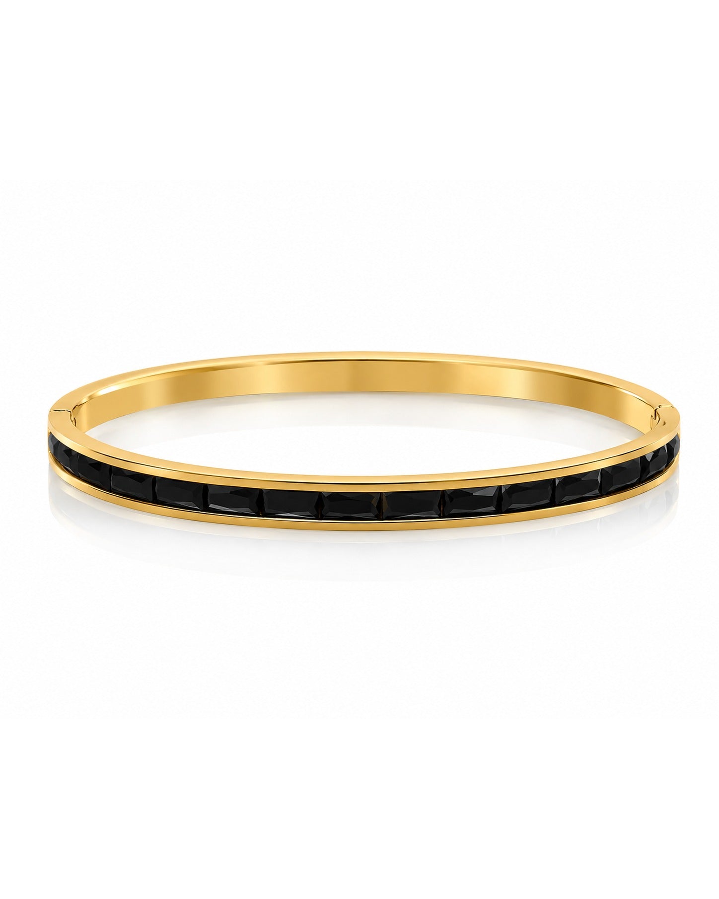 Onyx Edge Channel Bracelet - Zari and Zevar