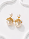 Pearl Drop Earrings - Zari and Zevar