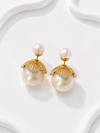Pearl Drop Earrings - Zari and Zevar