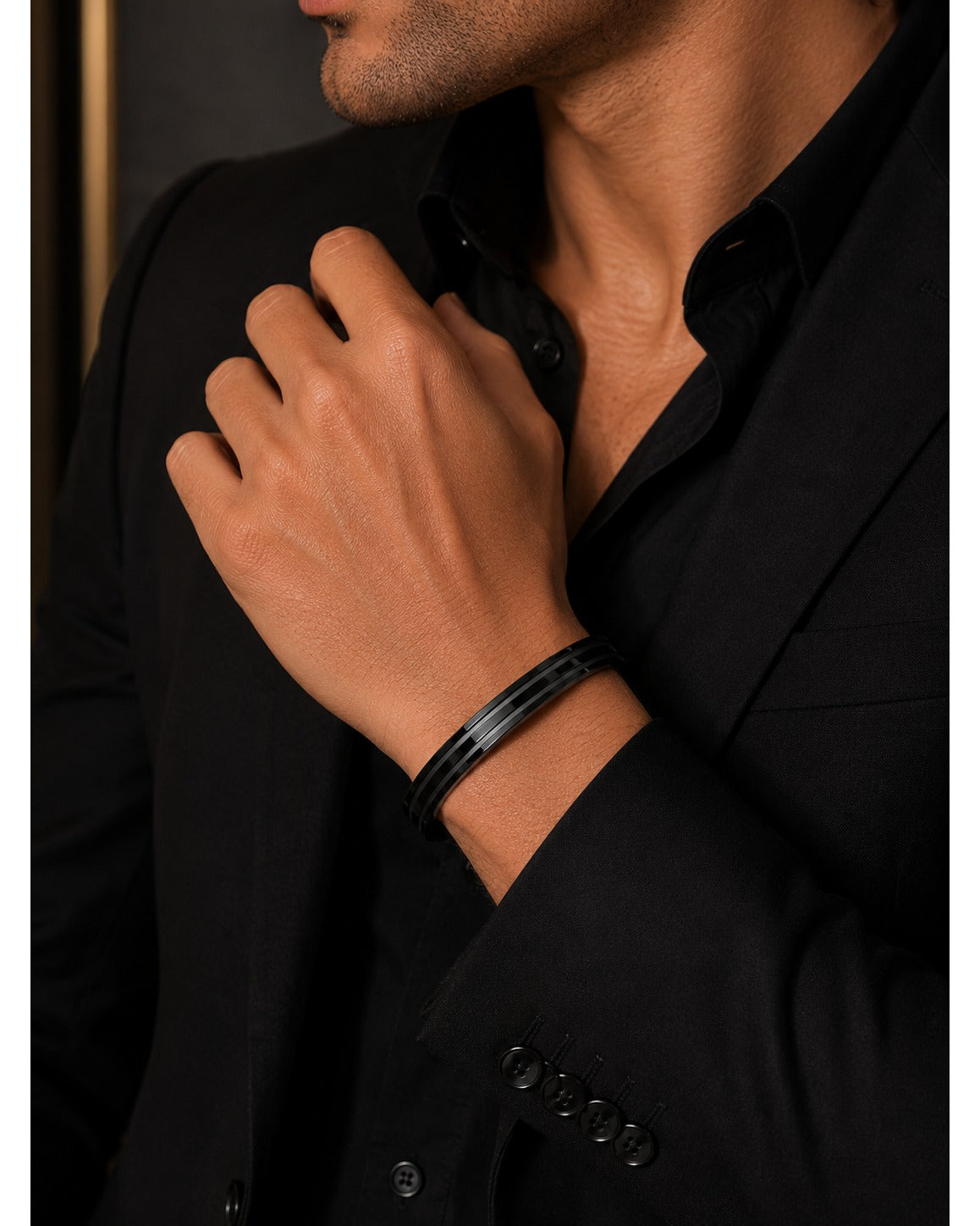 Phantom Ridge Bracelet - Zari and Zevar