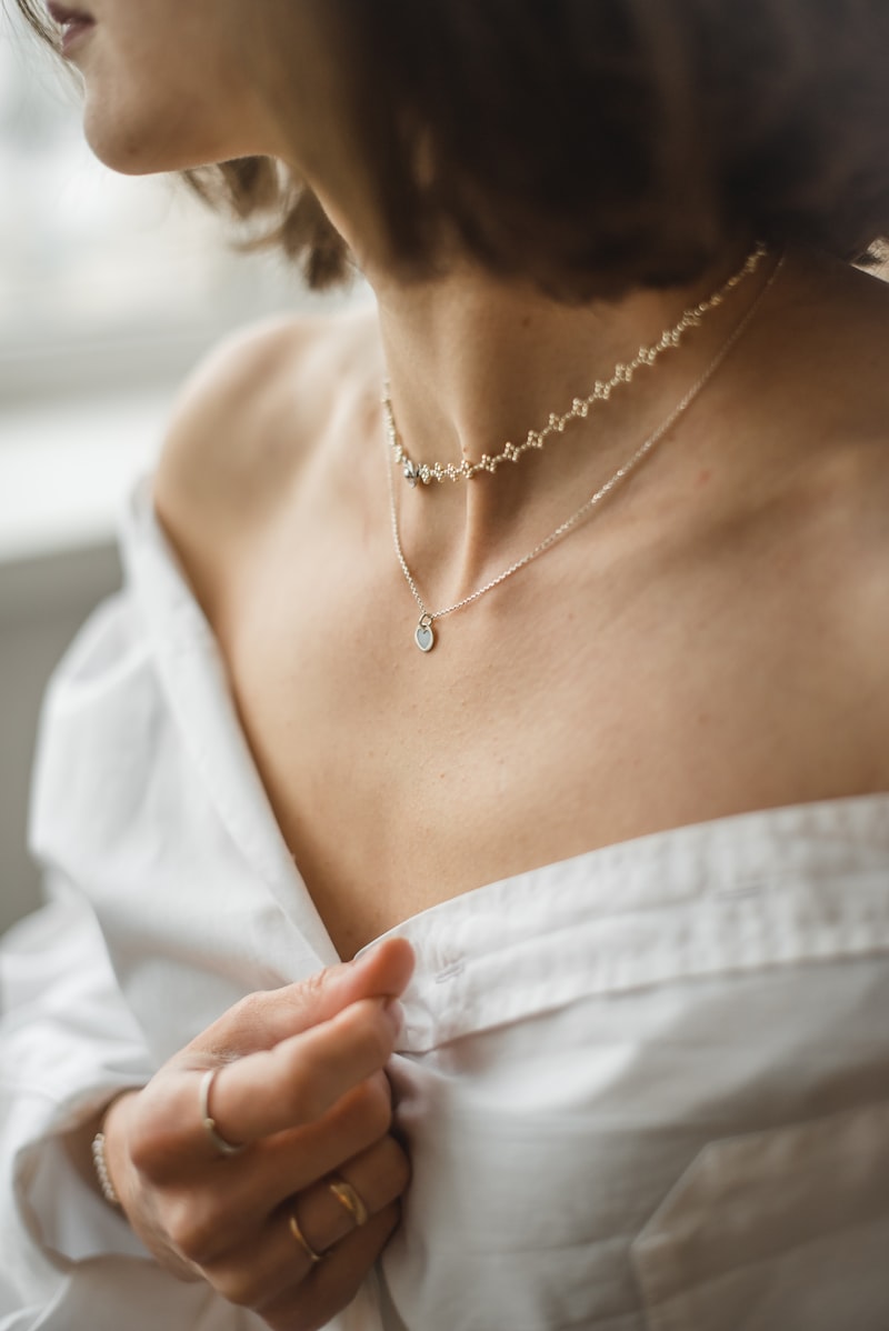 Gold layered necklace