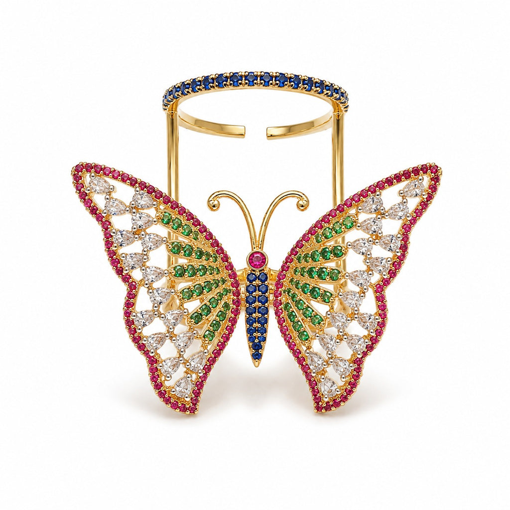 Prism Butterfly Ring - Zari and Zevar