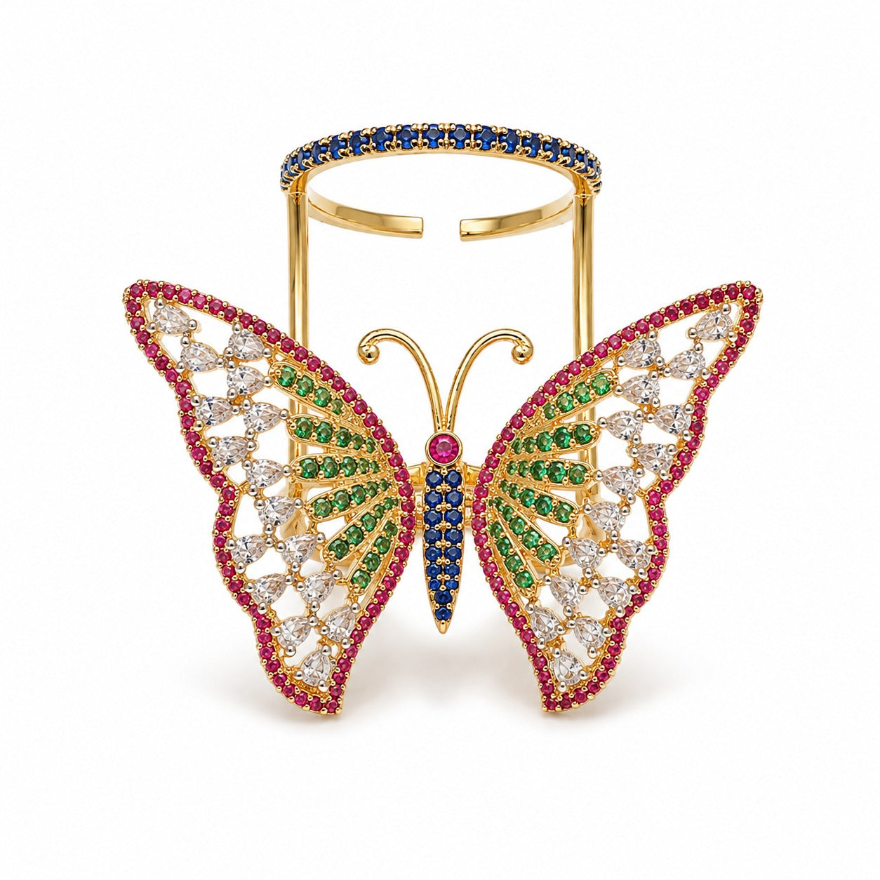 Prism Butterfly Ring - Zari and Zevar