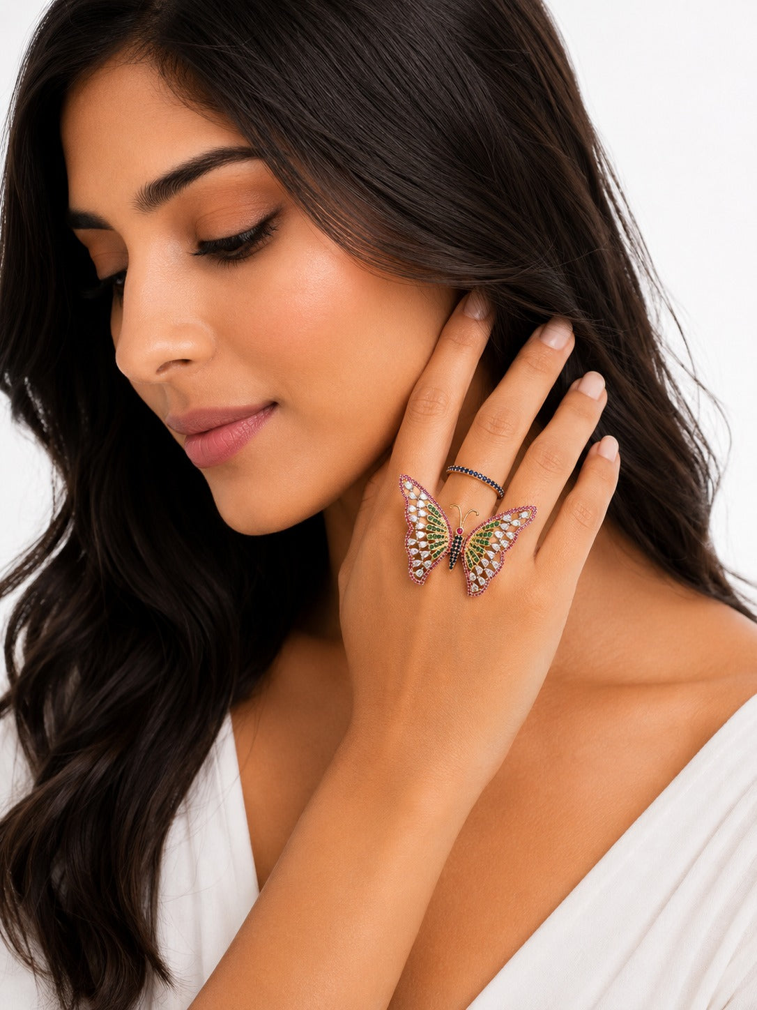 Prism Butterfly Ring - Zari and Zevar