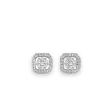 Radiant Square Halo Tops - Zari and Zevar