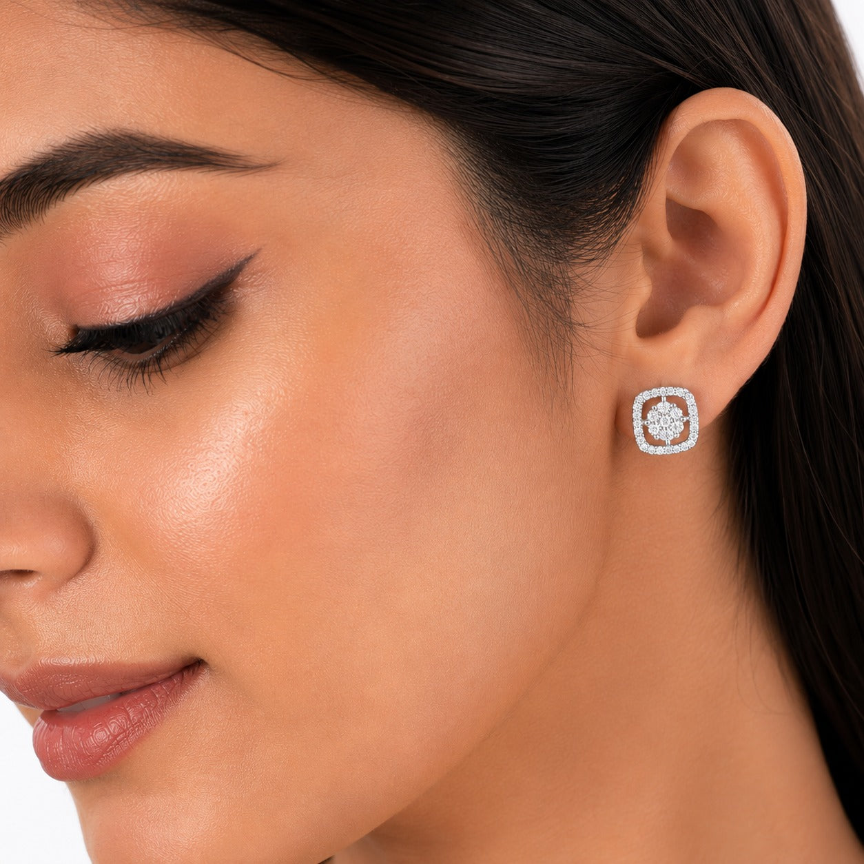 Radiant Square Halo Tops - Zari and Zevar