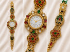 Rajwadi Floral Watch - Zari and Zevar