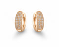 Rosewood Glimmer Hoops - Zari and Zevar