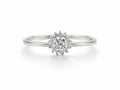 Round Cluster Floral Silver Ring - Zari and Zevar