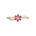 Ruby Blossom Bracelet - Zari and Zevar