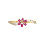 Ruby Blossom Bracelet - Zari and Zevar