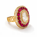 Ruby Cocktail Ring - Zari and Zevar