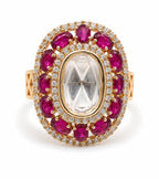 Ruby Cocktail Ring - Zari and Zevar
