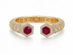 Ruby Statement Bracelet - Zari and Zevar