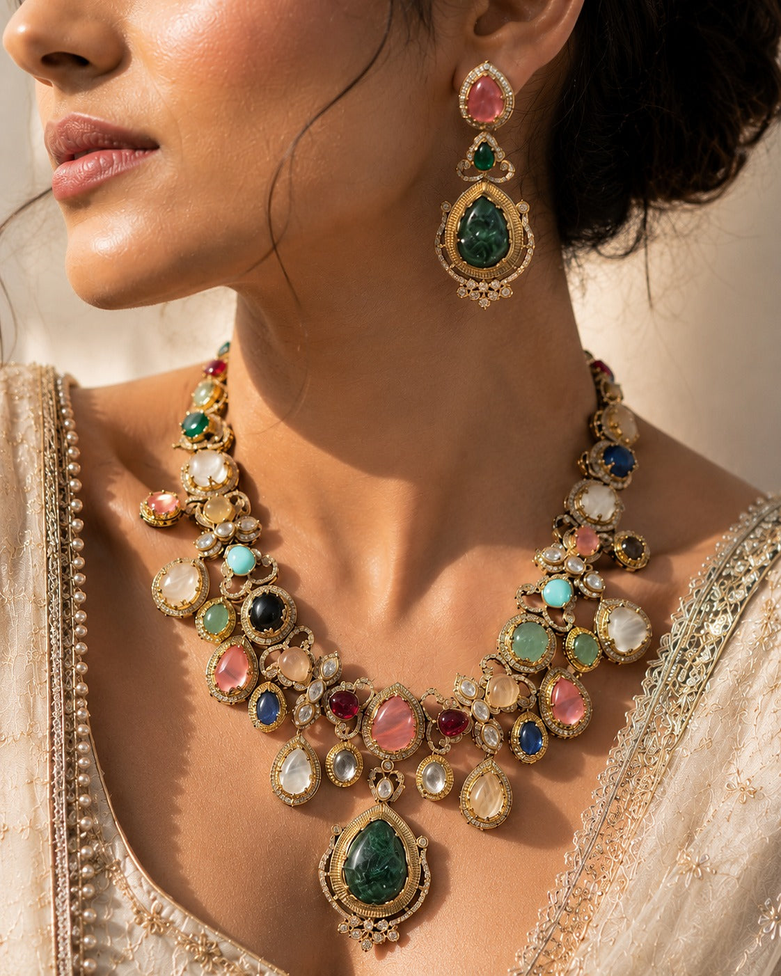 Sabyasachi Inspired Heritage Set - Zari and Zevar