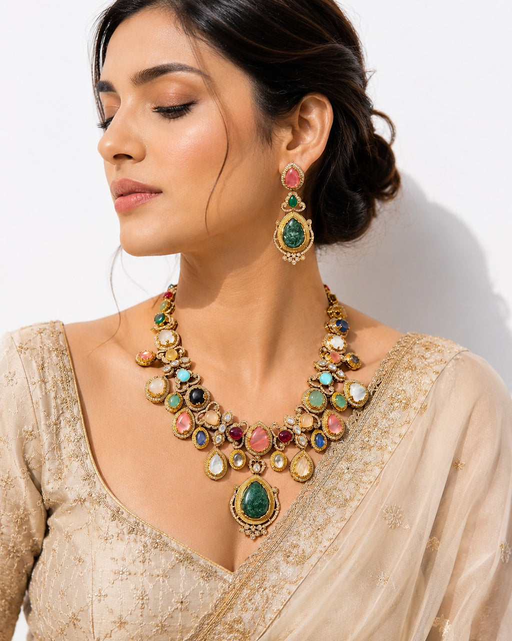 Sabyasachi Inspired Heritage Set - Zari and Zevar