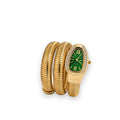 Serpentine Luxe Watch – Green - Zari and Zevar