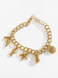 Shell Charm Bracelet - Zari and Zevar