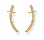 Shimmering Arc Earcuff - Zari and Zevar