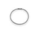 Silver Classic Tennis Bracelet - Zari and Zevar