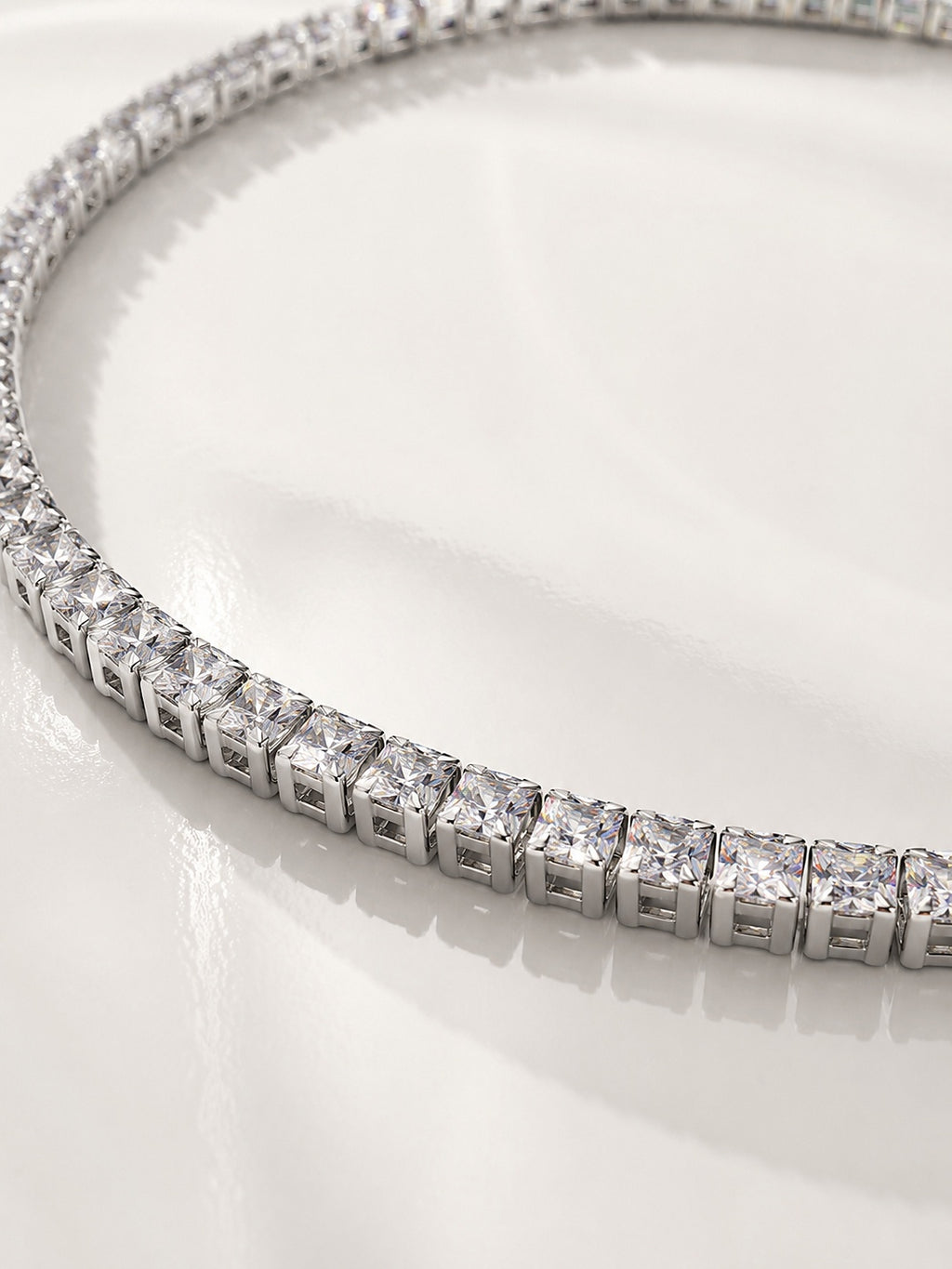 Silver Classic Tennis Bracelet - Zari and Zevar