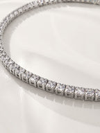 Silver Classic Tennis Bracelet - Zari and Zevar