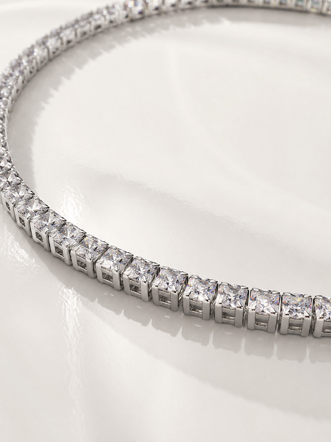 Silver Classic Tennis Bracelet - Zari and Zevar