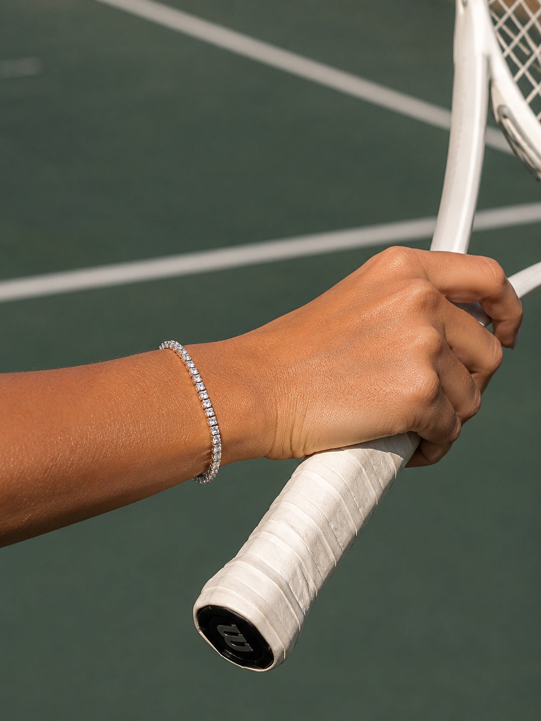Silver Classic Tennis Bracelet - Zari and Zevar