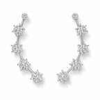 Snowflake Cascade Earcuff - Zari and Zevar