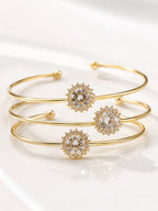 Sparkle 3-Piece Bracelet Set - Zari and Zevar