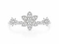 Star Blossom Multi-Finger Silver Ring - Zari and Zevar