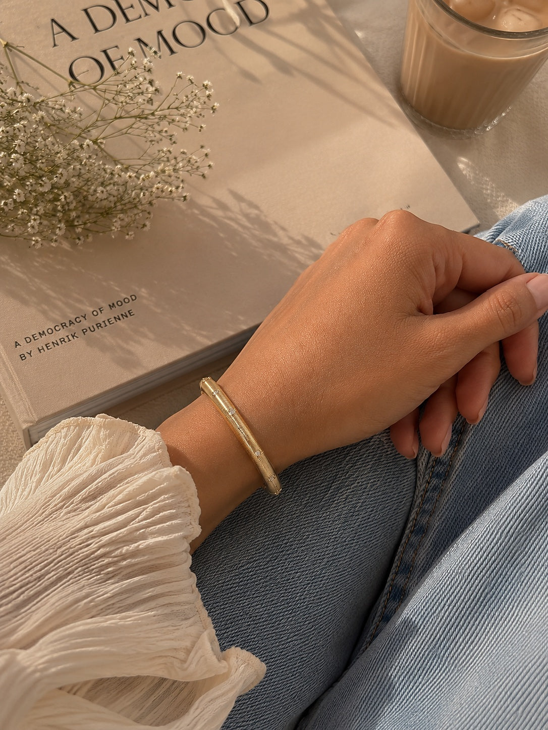 Starlight Golden Bracelet - Zari and Zevar