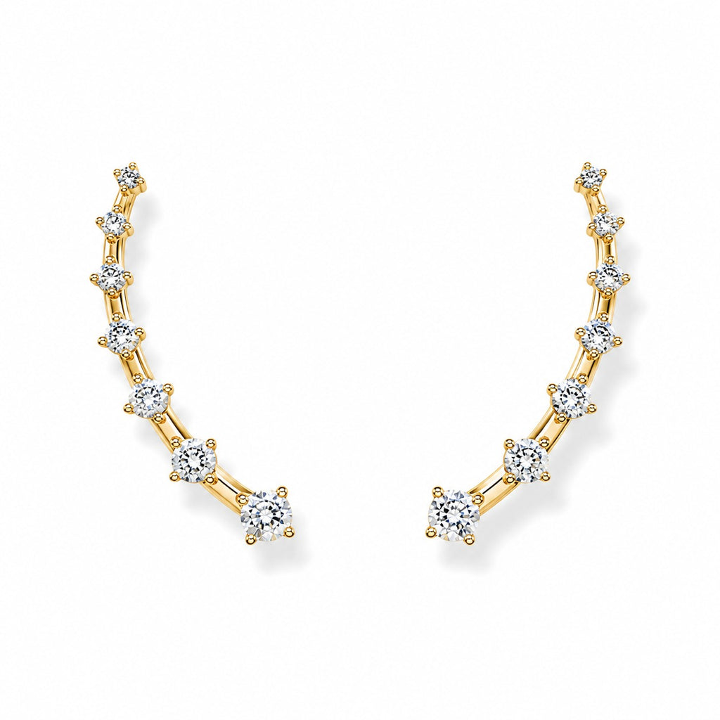 Stellar Golden Earcuff - Zari and Zevar