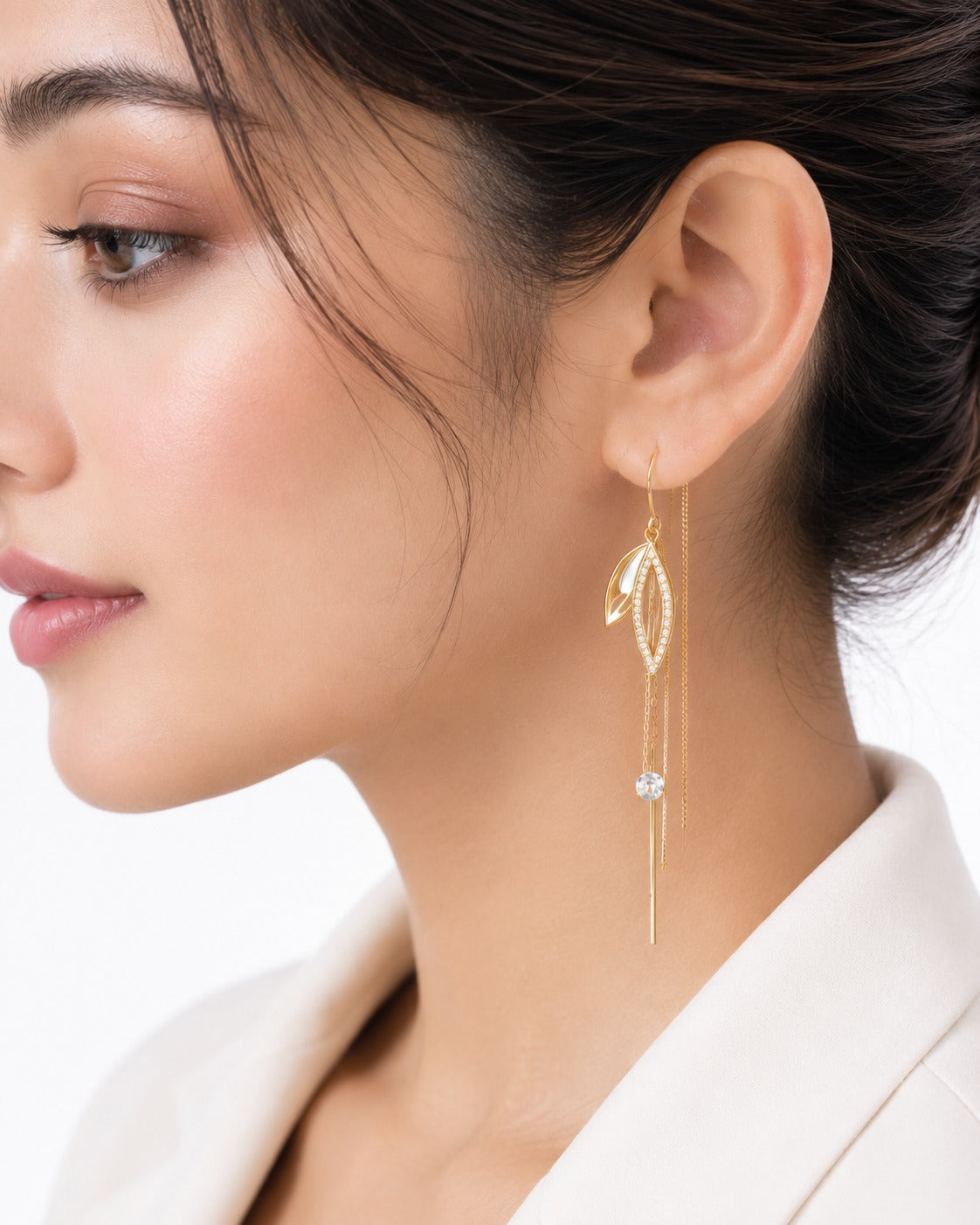 Sui Dhaga Earrings - Zari and Zevar