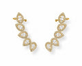 Teardrop Halo Earcuff - Zari and Zevar