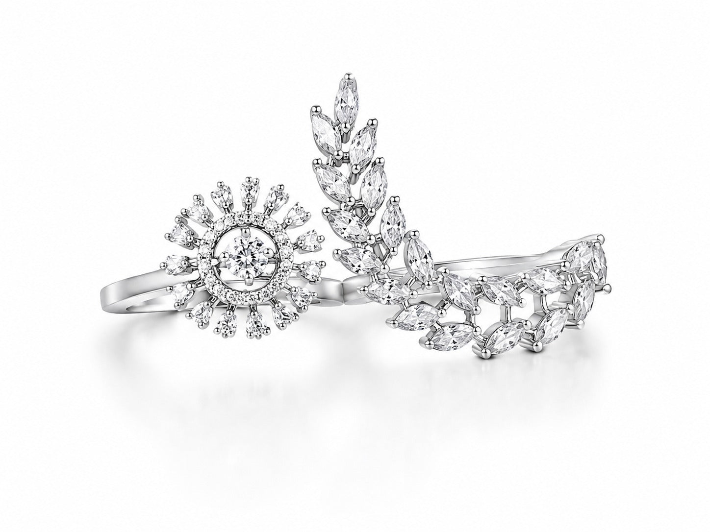 The Celestial Laurel Ring - Zari and Zevar