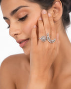 The Celestial Laurel Ring - Zari and Zevar