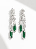 The Emerald Cascade Chandeliers - Zari and Zevar