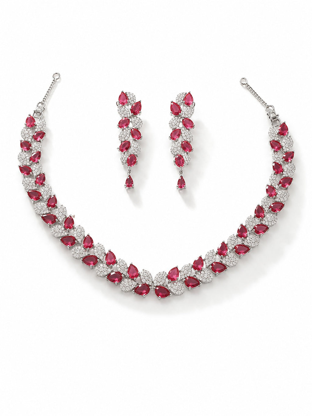The Windsor Rose Jewelry Set - Zari and Zevar