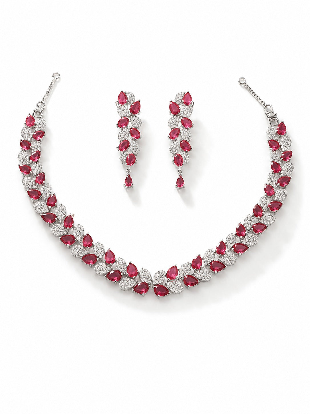 The Windsor Rose Jewelry Set - Zari and Zevar