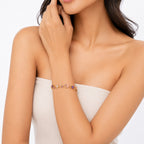 Tulip Bracelet Pink Lavender - Zari and Zevar