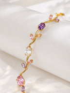 Tulip Bracelet Pink Lavender - Zari and Zevar