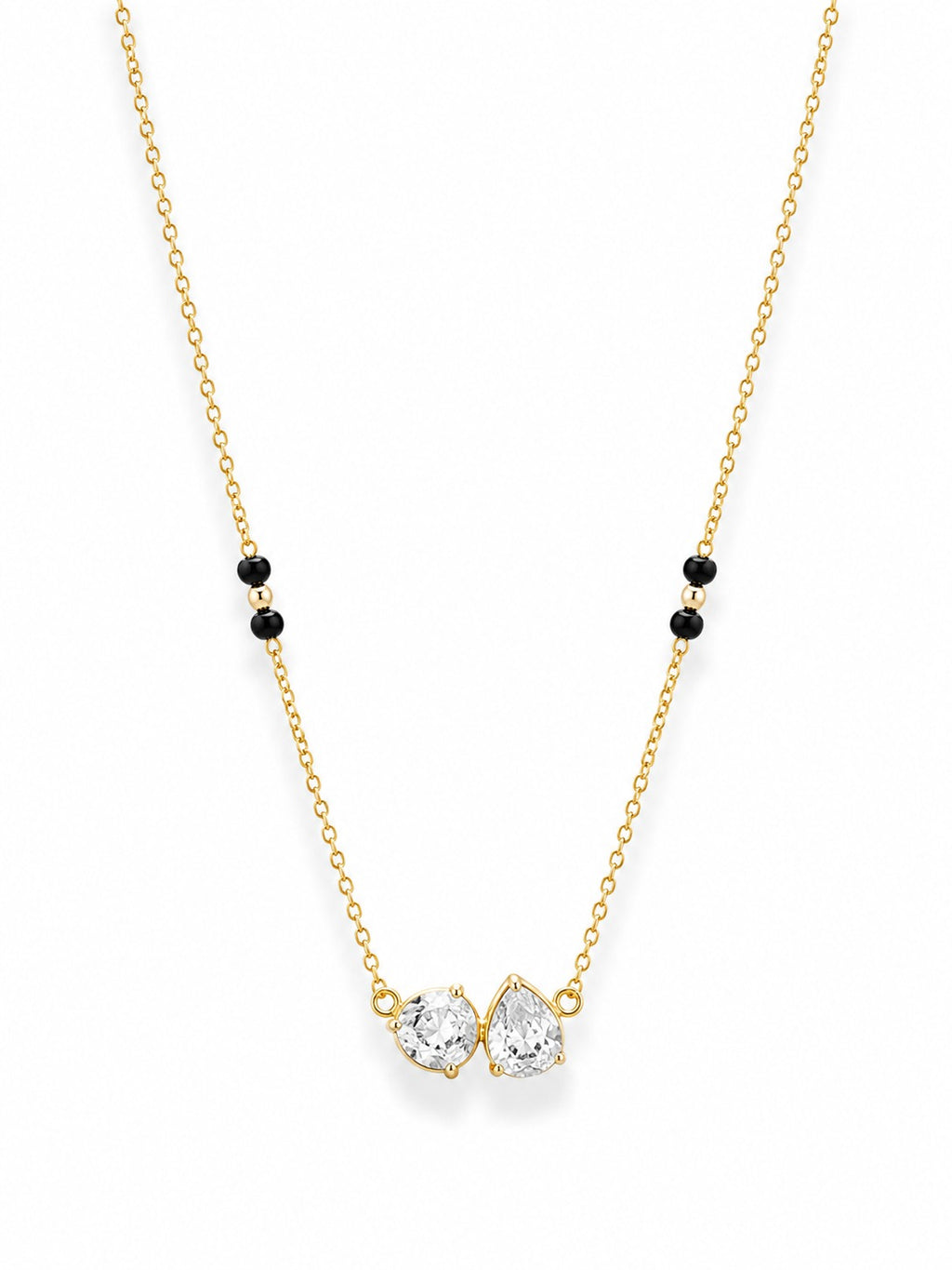 Twin Solitaire Mangalsutra - Zari and Zevar