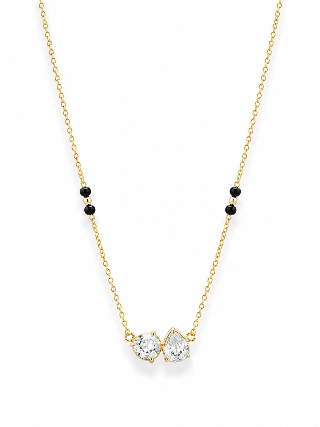 Twin Solitaire Mangalsutra - Zari and Zevar