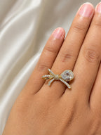 Vintage Emerald Eye Ring - Zari and Zevar