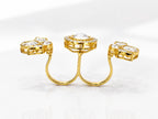 White Polki Stone Ring - Zari and Zevar